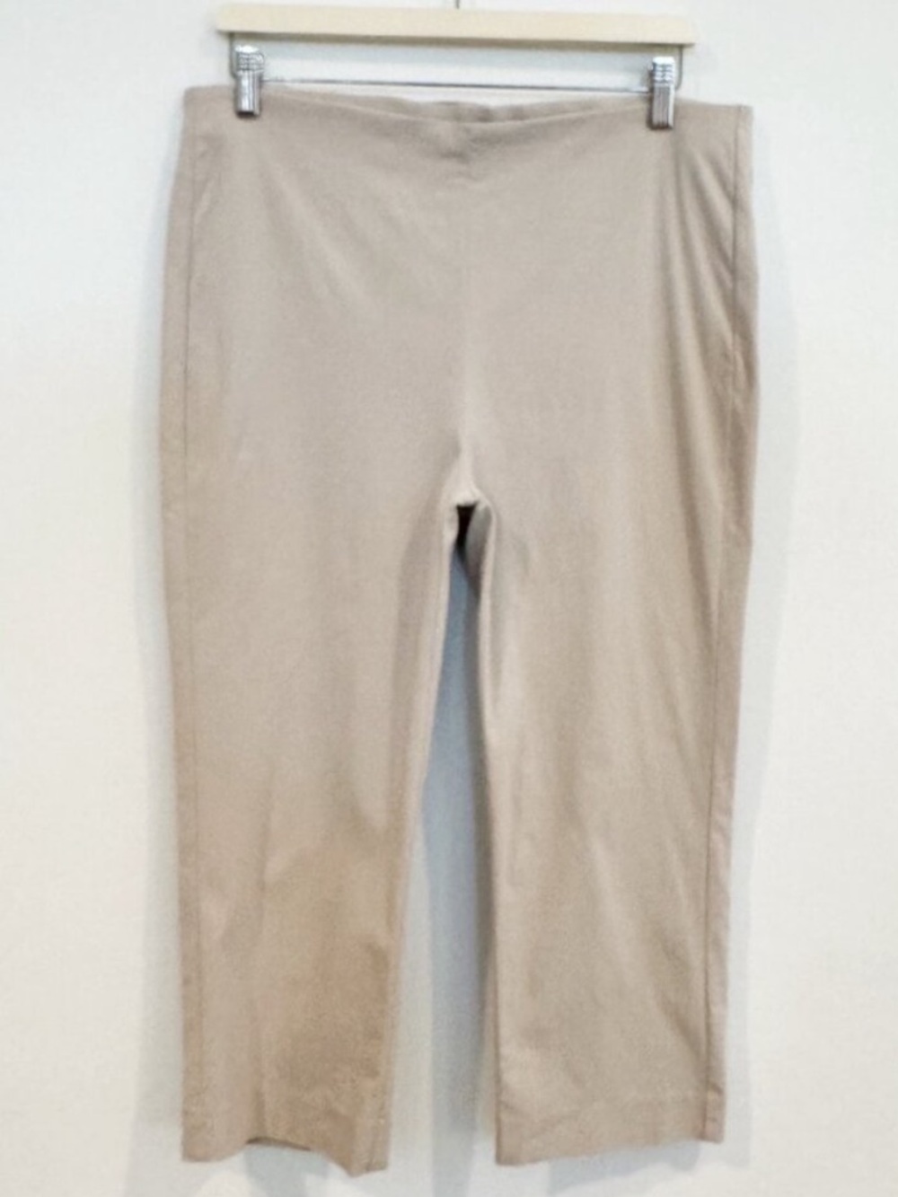 Chicos‎ High Rise Pull On Trousers 12 Corporatecore Quiet Luxury Minimalist Work